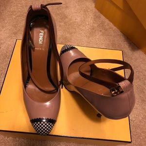 Authentic Fendi Mary Jane Pump